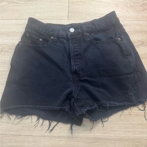 PACSUN Black Denim Women Shorts